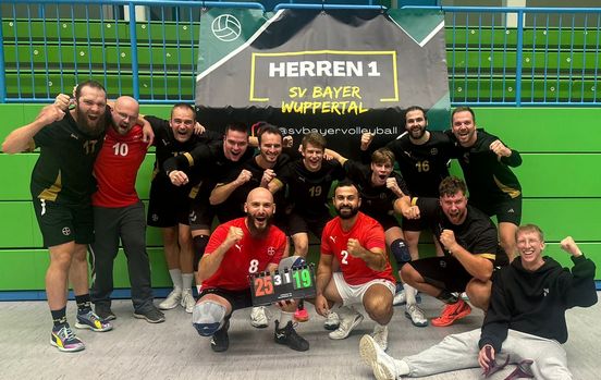 Herren 1 - Sieg in Spiel 1 in der VL ©2024 Herren 1